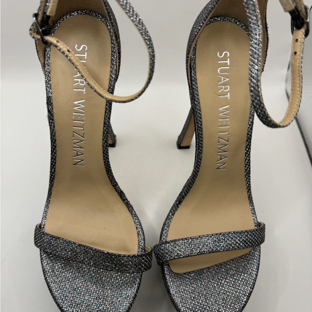 New Stuart Weitzman Nudistcurve Open Toe Platform… - image 7